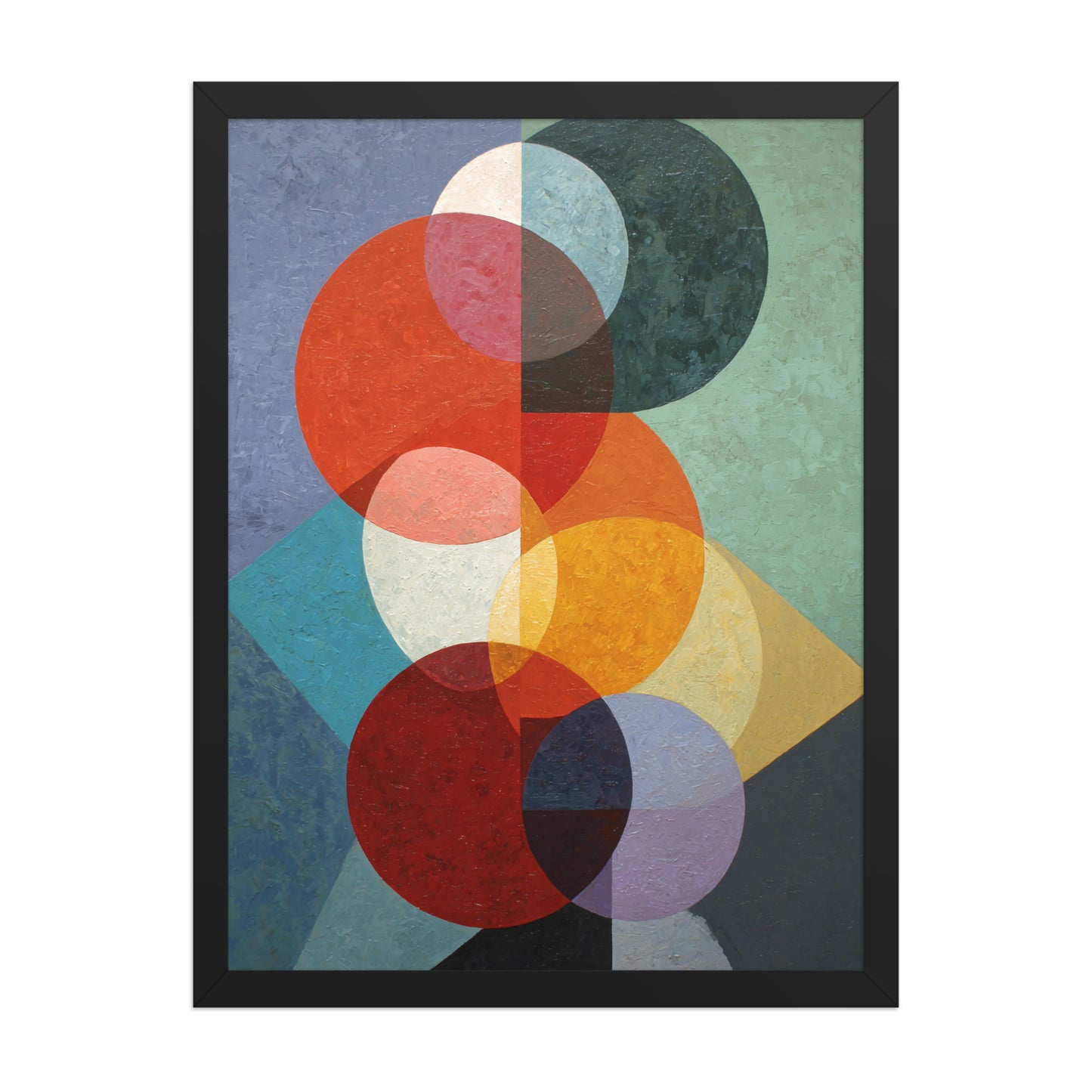 Abstract shapes canvas