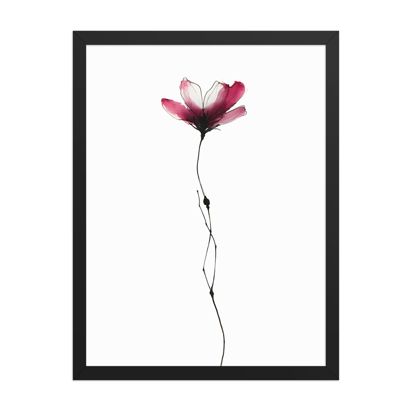 Pink petals canvas