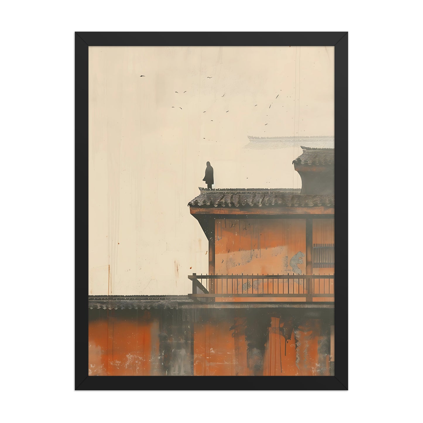 Orange walls canvas