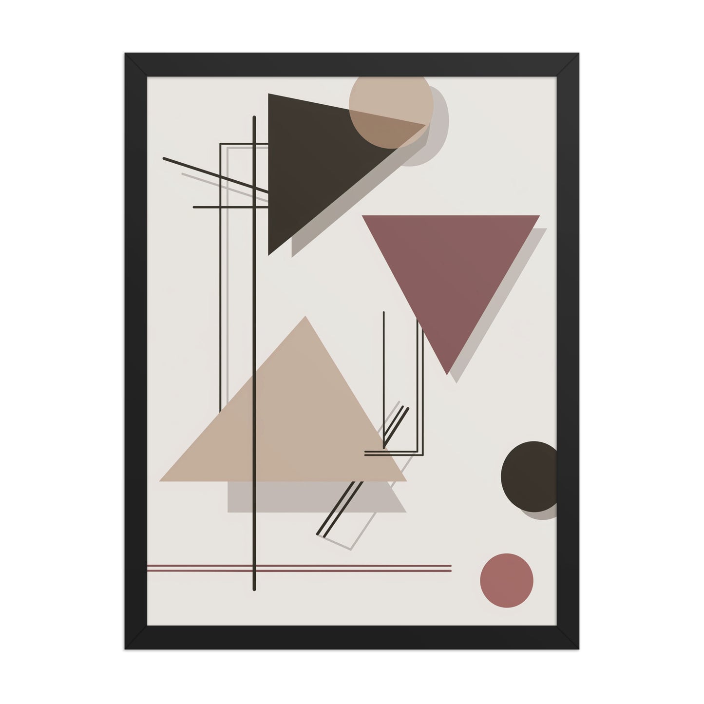 Shape and shadow canvas