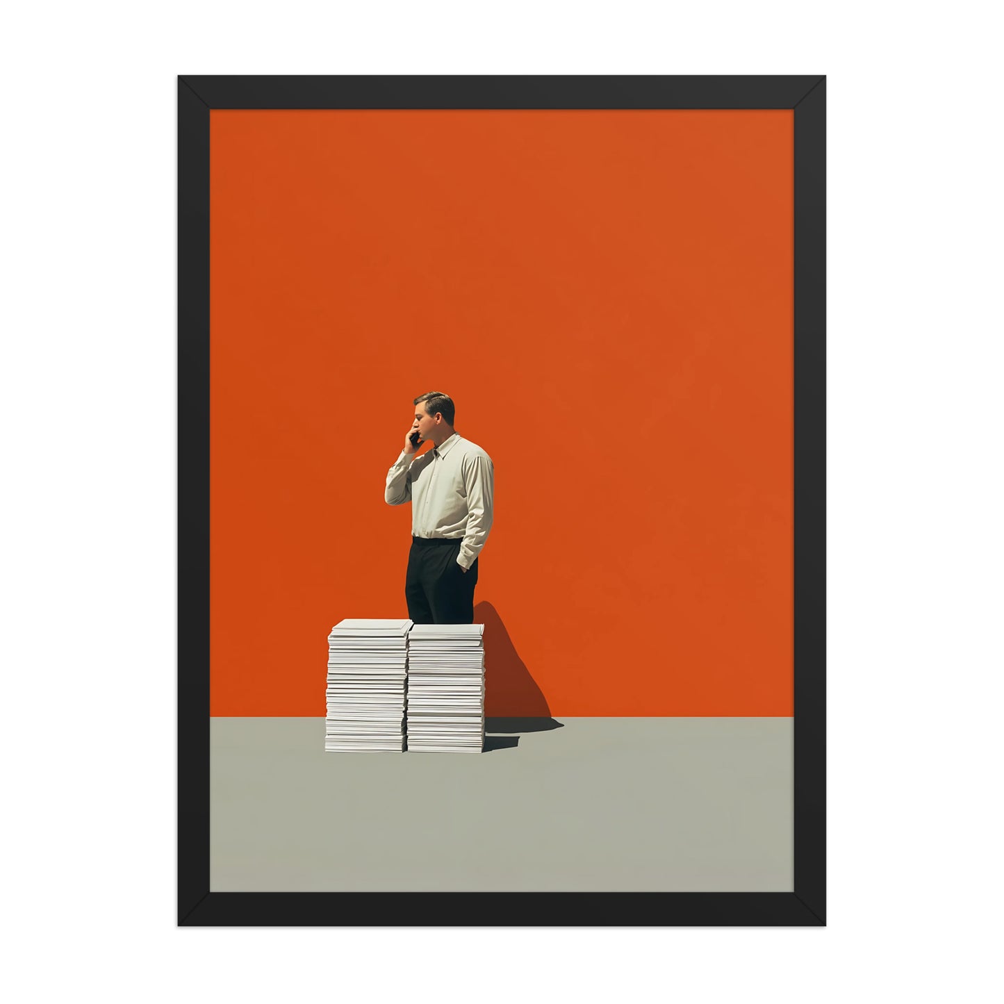 Orange Background Canvas