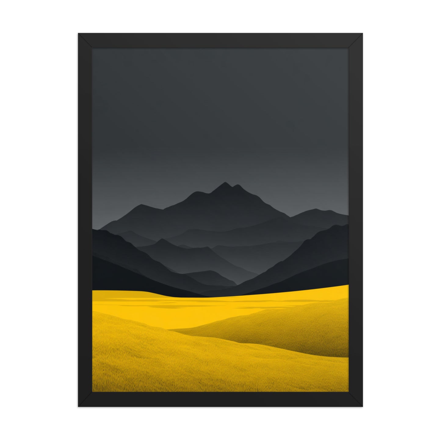 Yellow Fields Canvas Wall Art