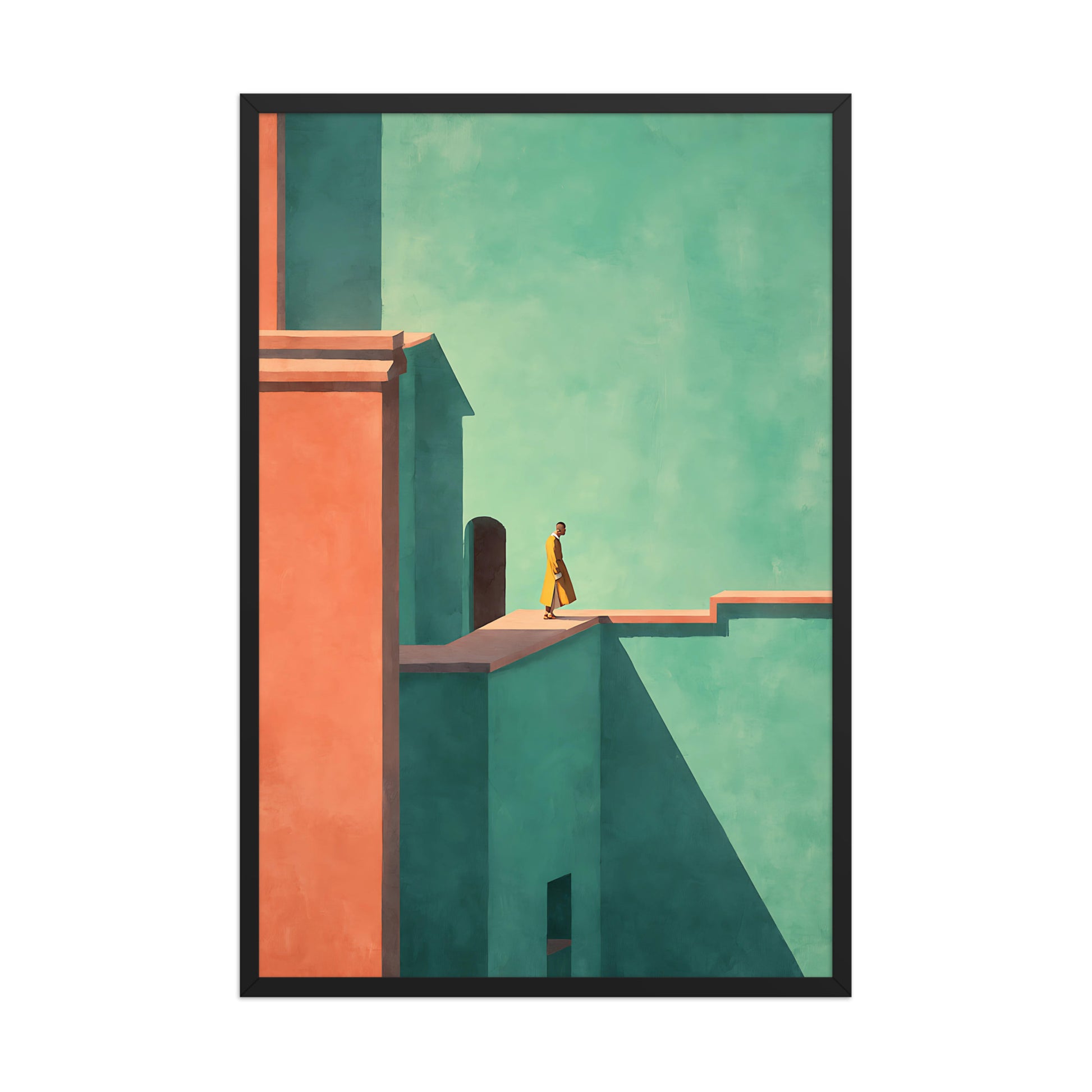 Abstract architecture canvas