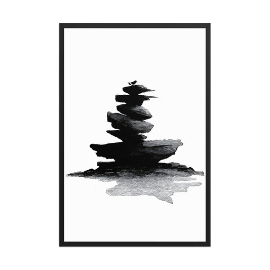 Zen stones canvas