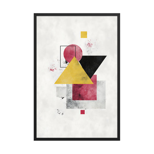 Colourful abstract canvas