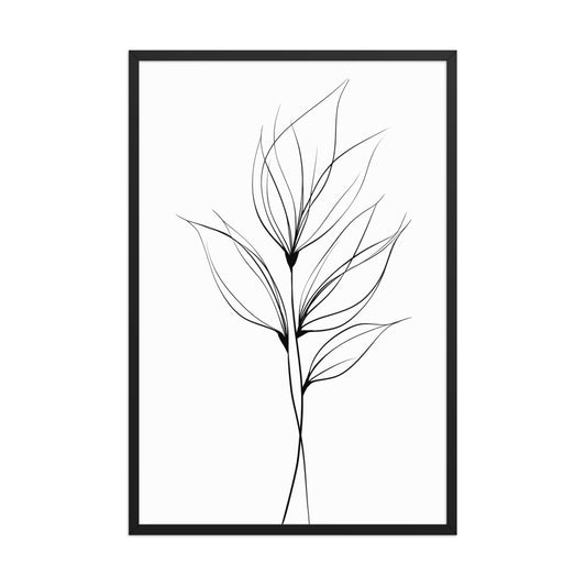 Line Art Leaf