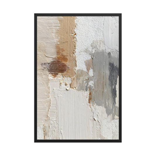 Textured abstract canvas