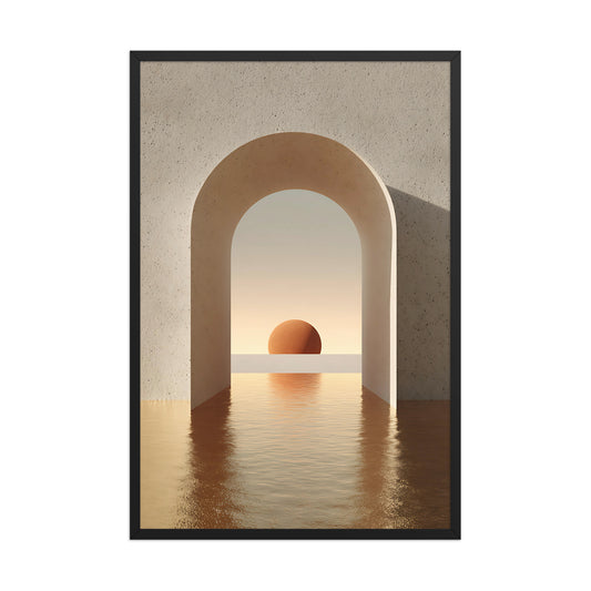Minimal Abstract Sunset