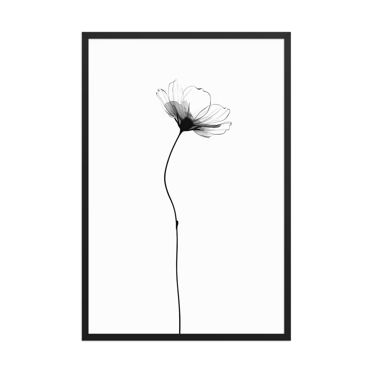 Soft flower canvas