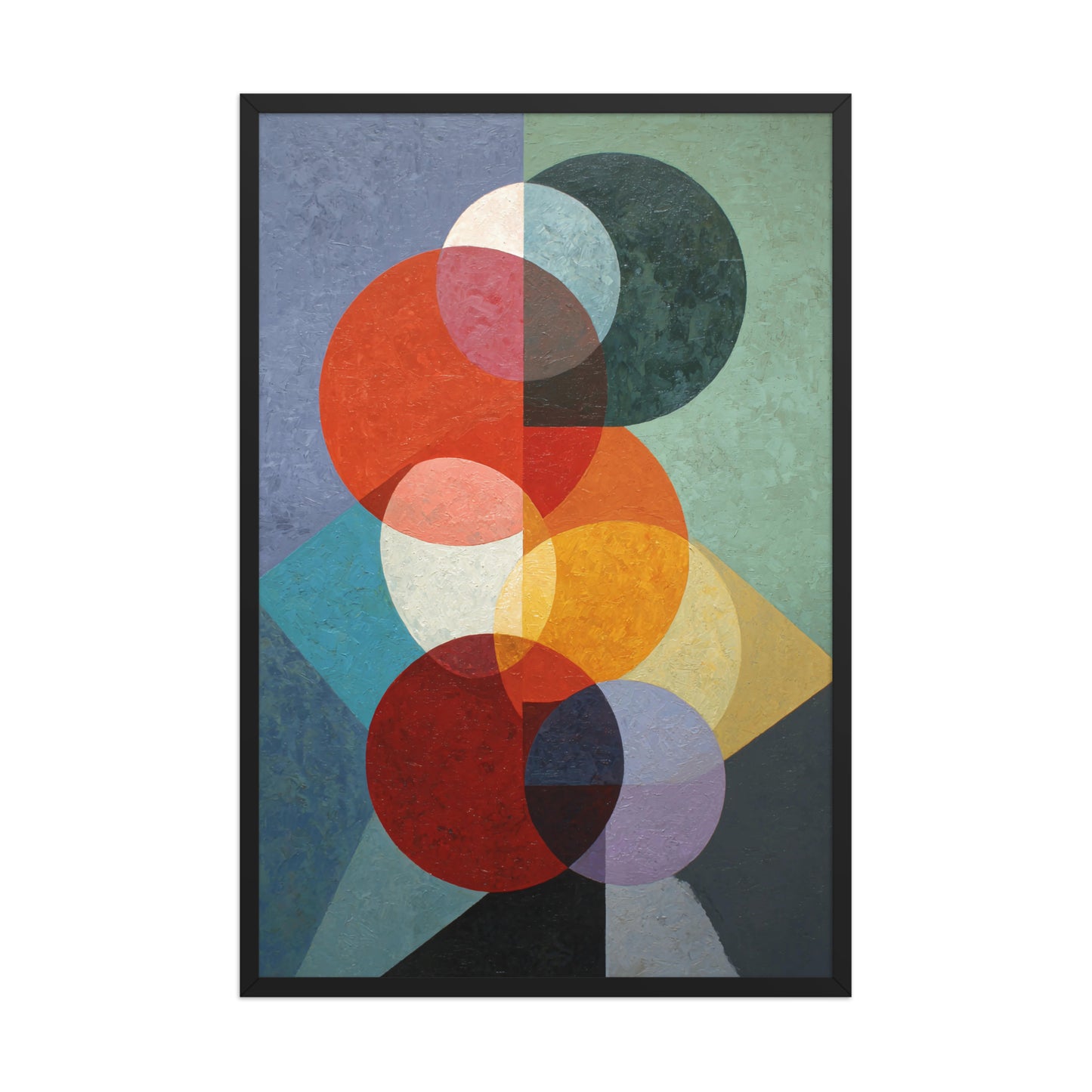 Abstract shapes canvas