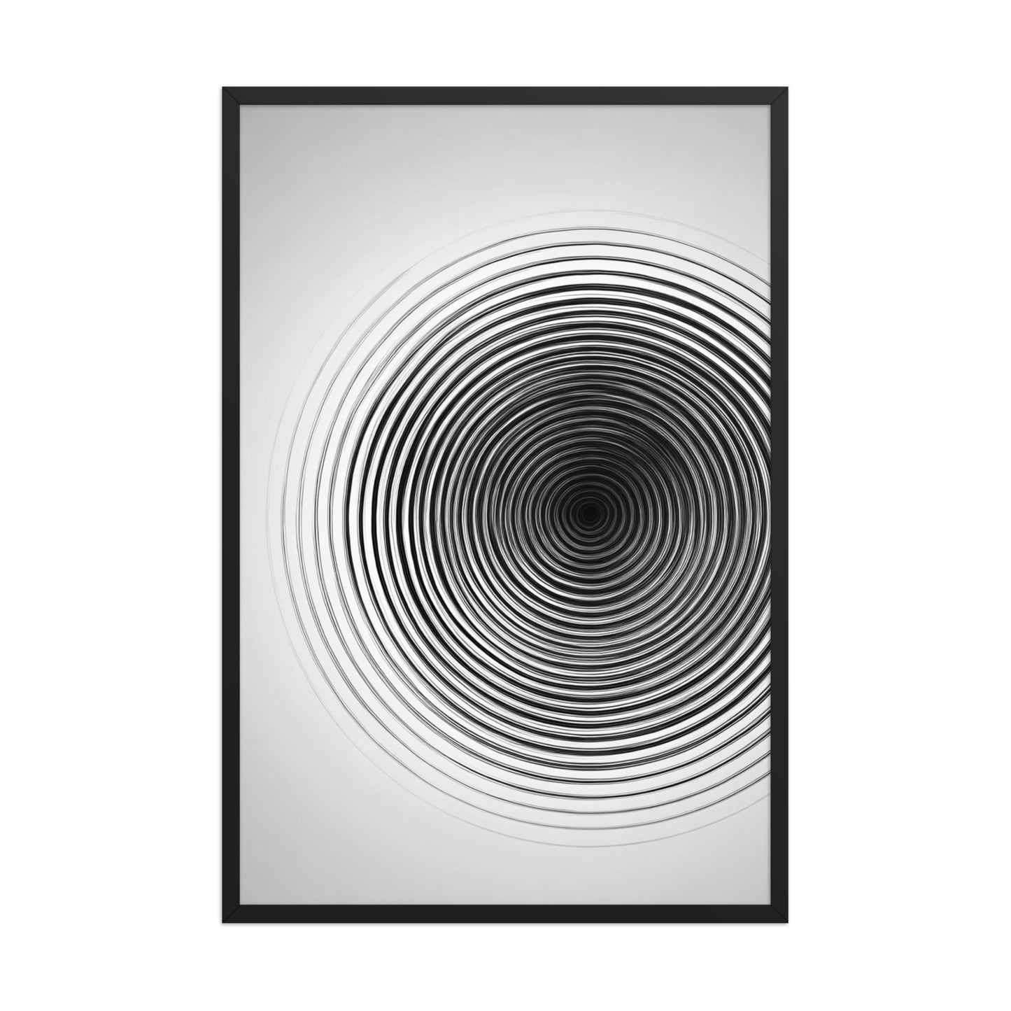 Concentric zen canvas