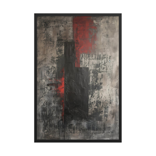 Japandi colour pop canvas