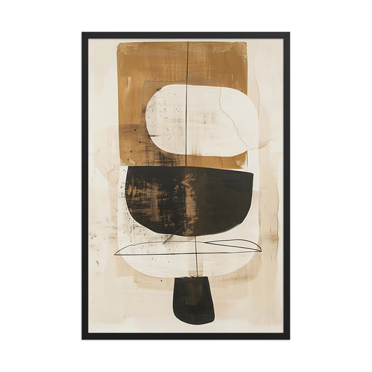 Neutral abstract canvas