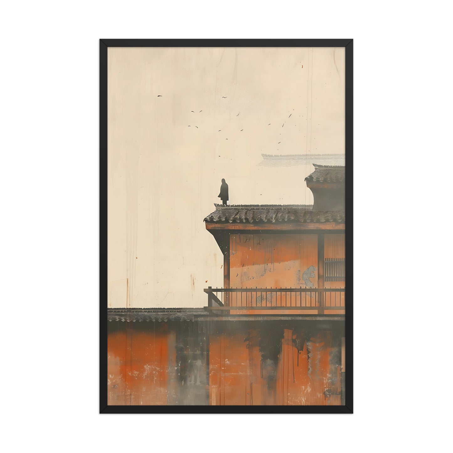 Orange walls canvas