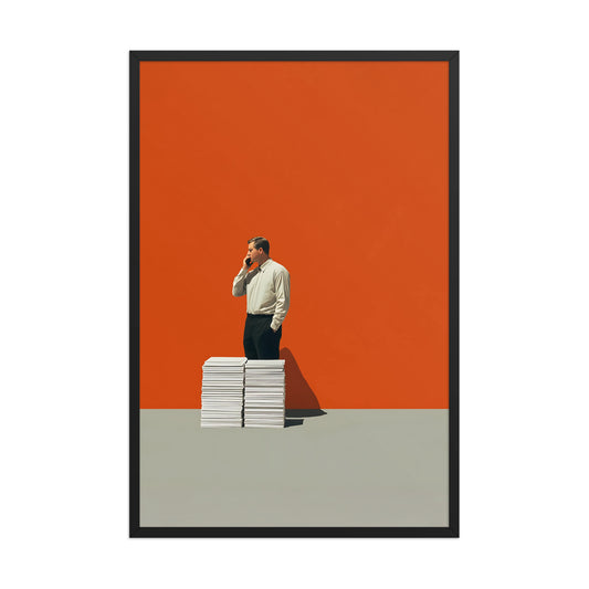 Orange Background Canvas