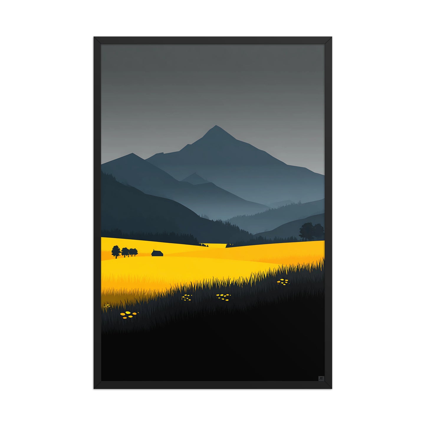 Yellow Pop Canvas Wall Art