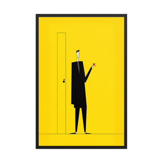 Yellow Door Canvas Wall Art