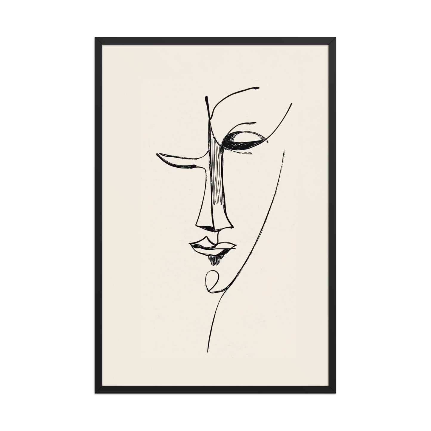 Abstract Face Canvas Wall Art