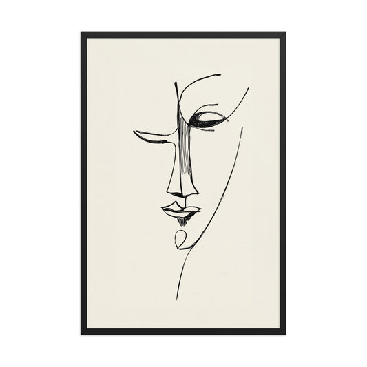 Abstract Face Canvas Wall Art