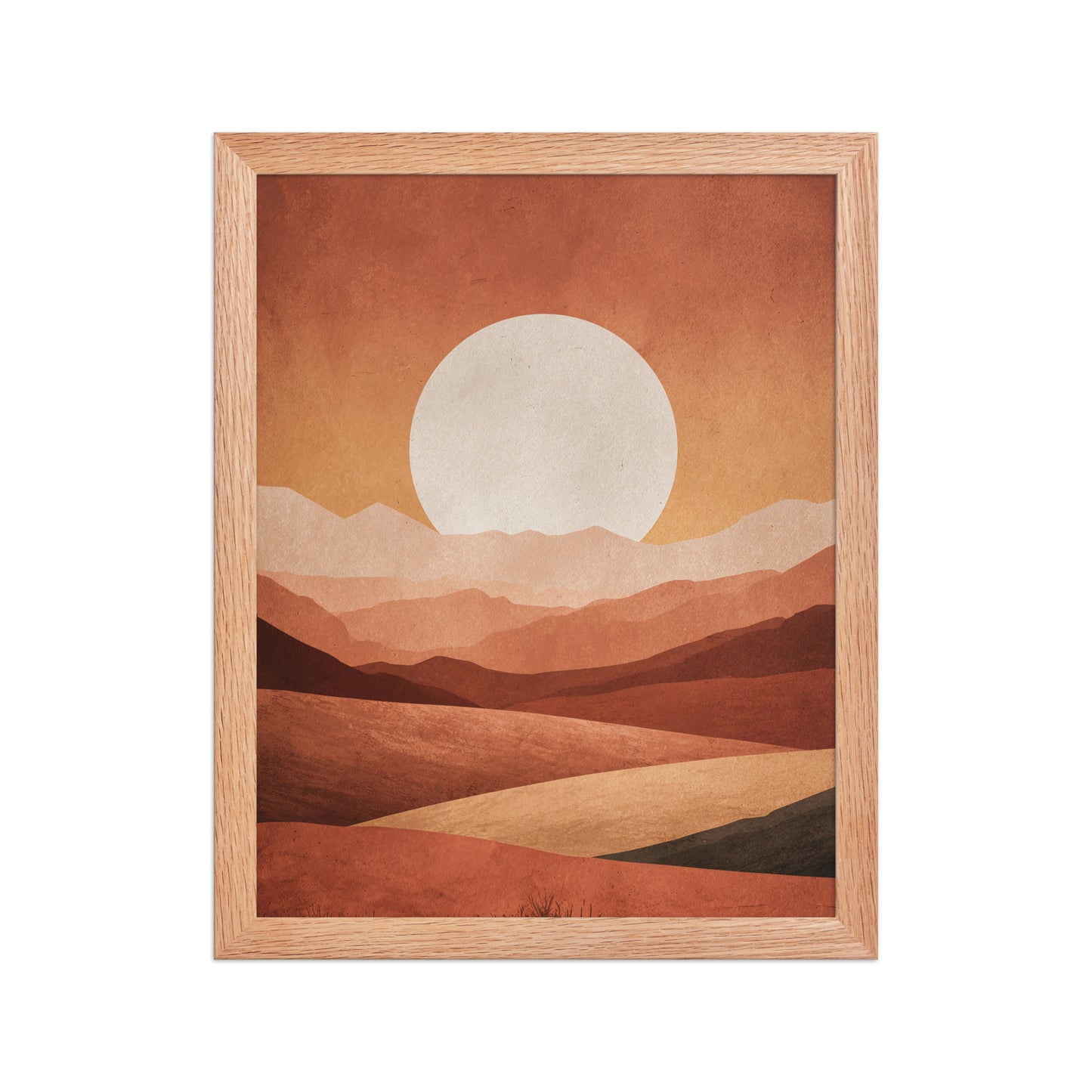 Minimal landscape canvas