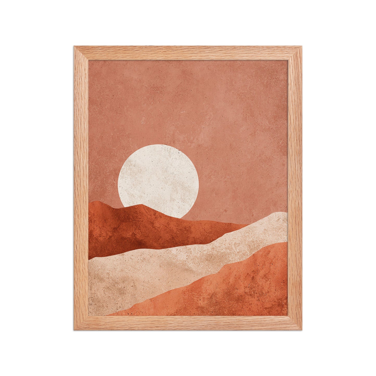 Minimal sun canvas