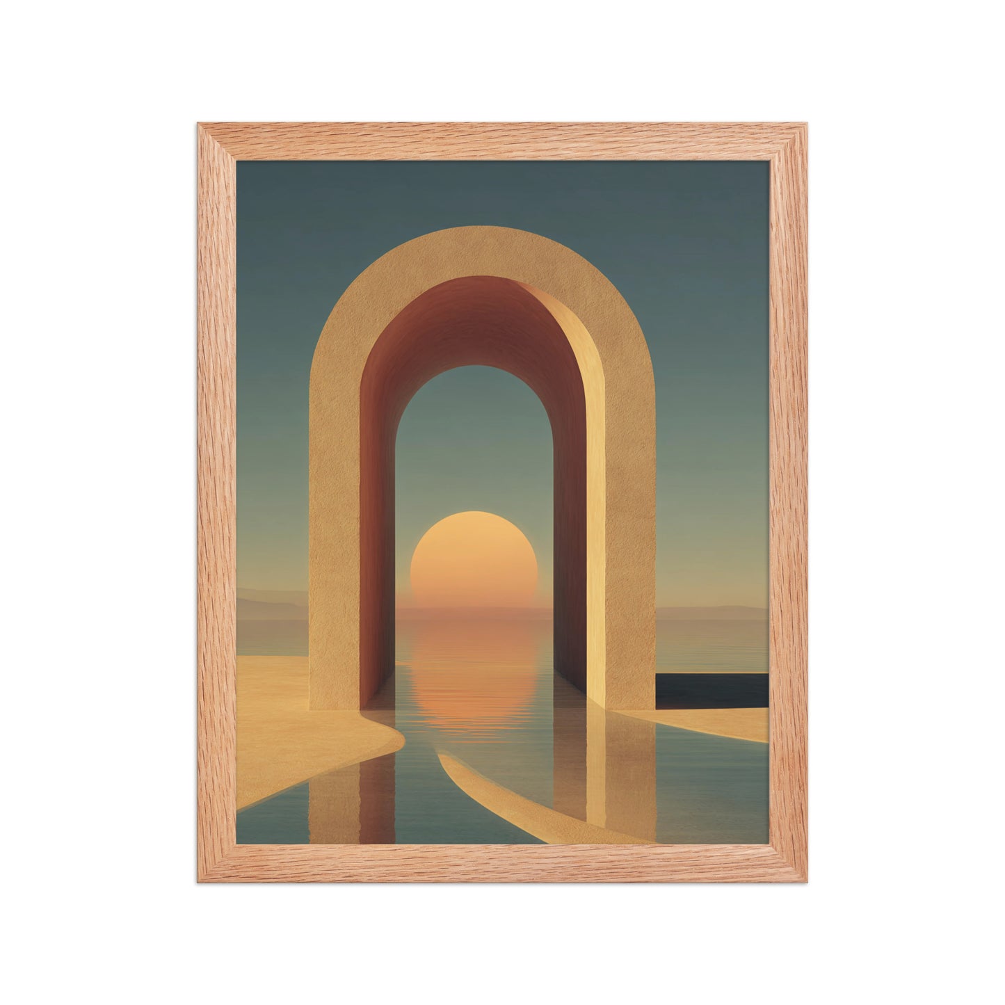 Abstract Sunset Arch