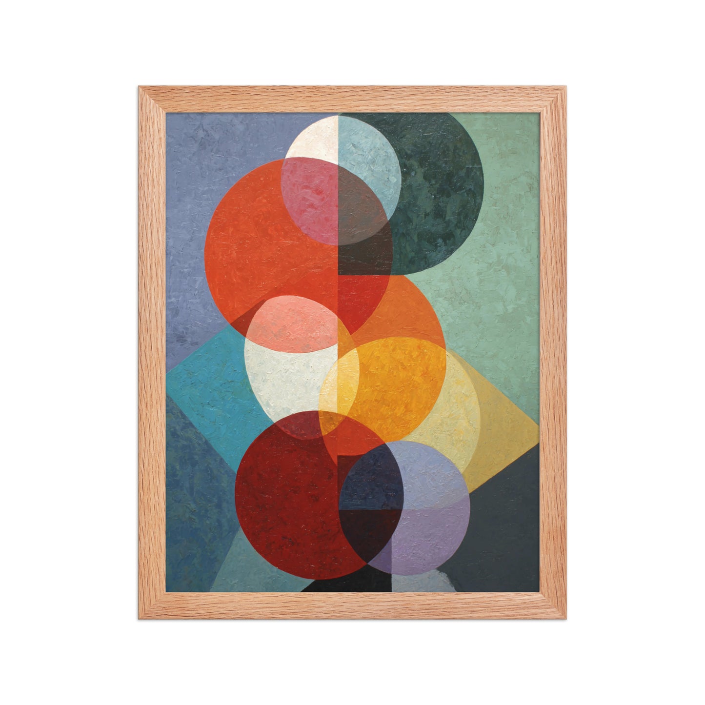 Abstract shapes canvas