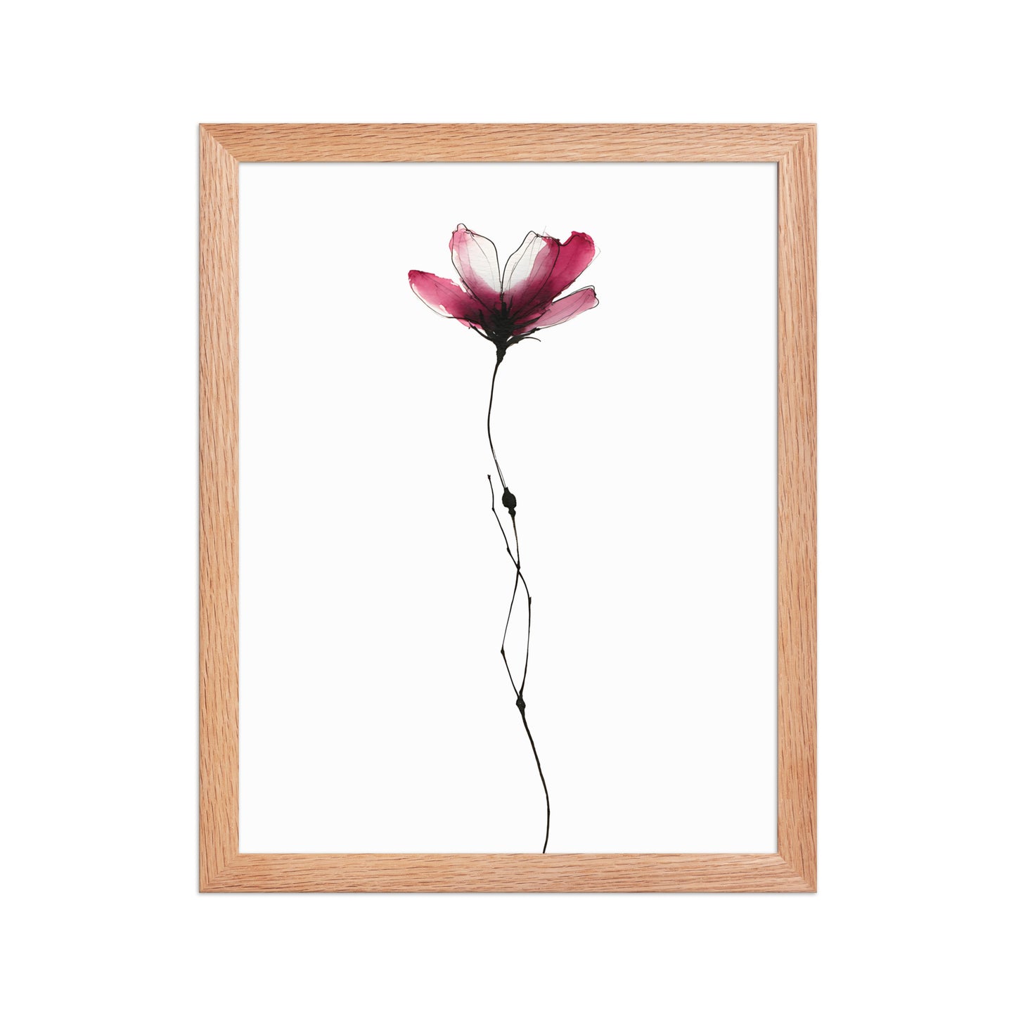 Pink petals canvas