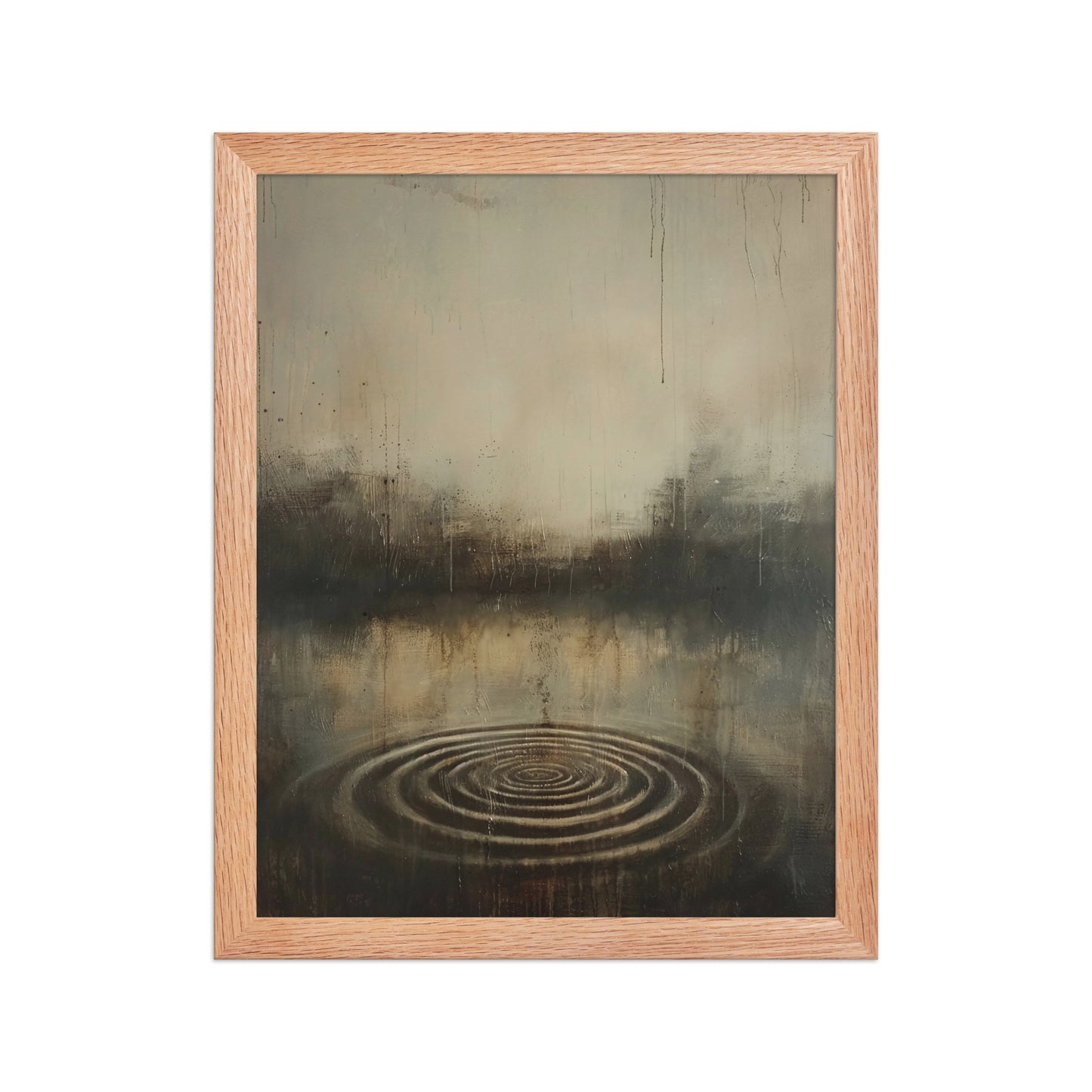 Japandi ripples canvas