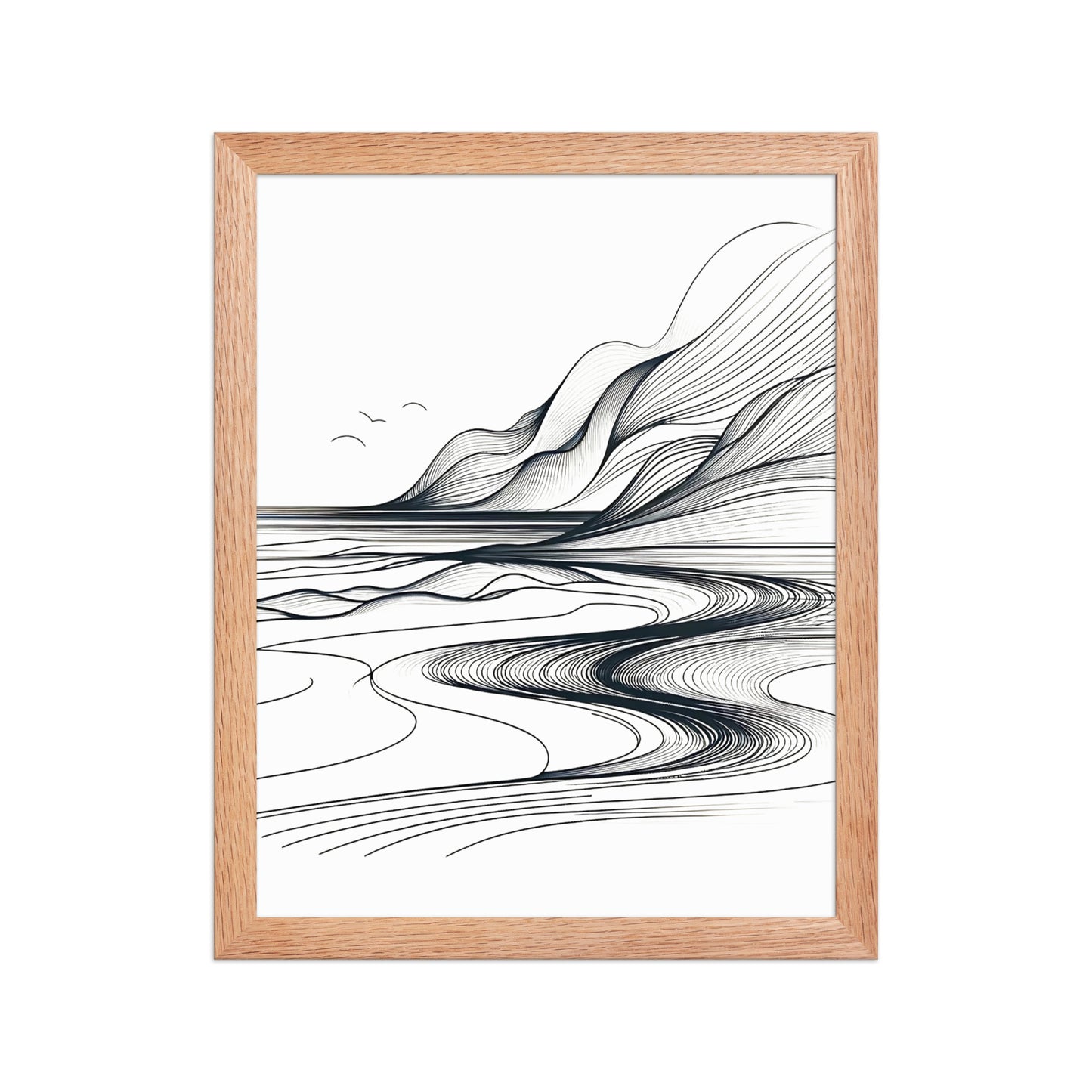 Landscape Lines Canvas Wall Art 