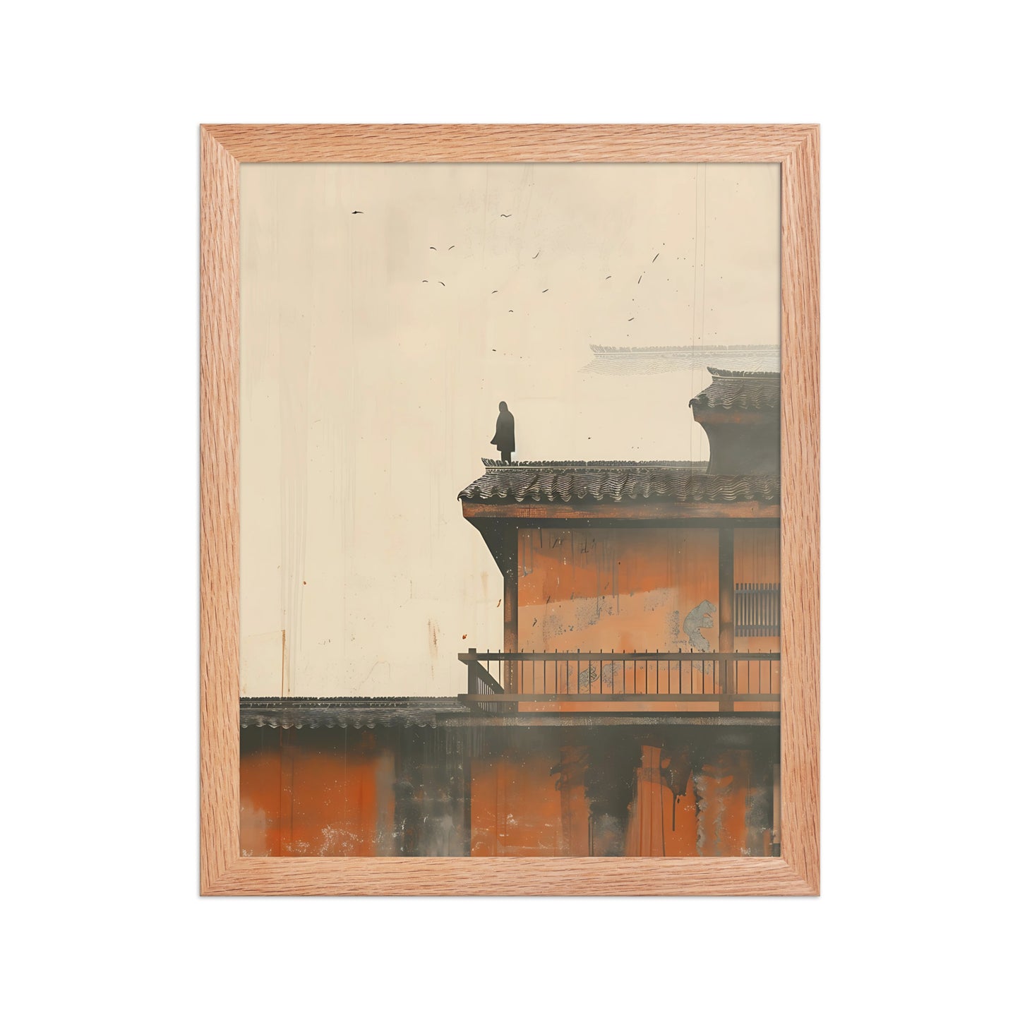 Orange walls canvas