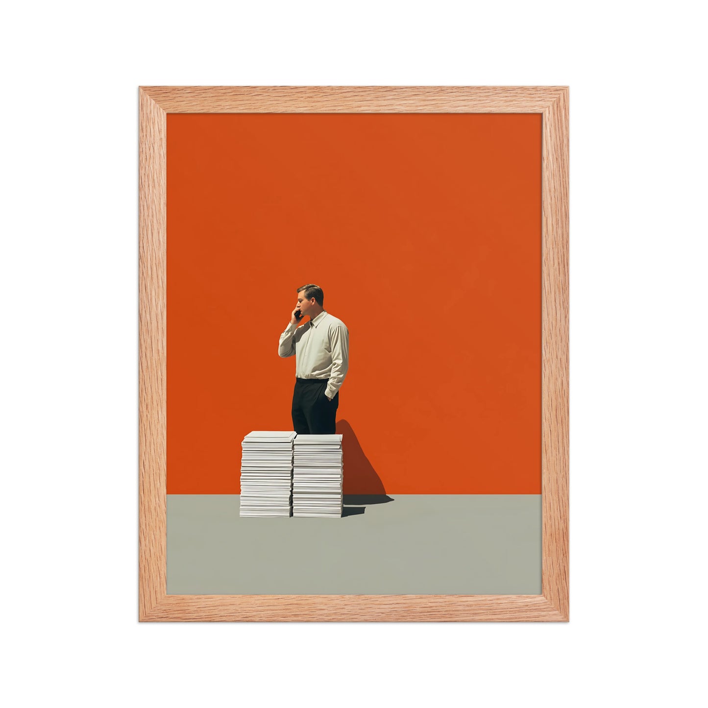 Orange Background Canvas