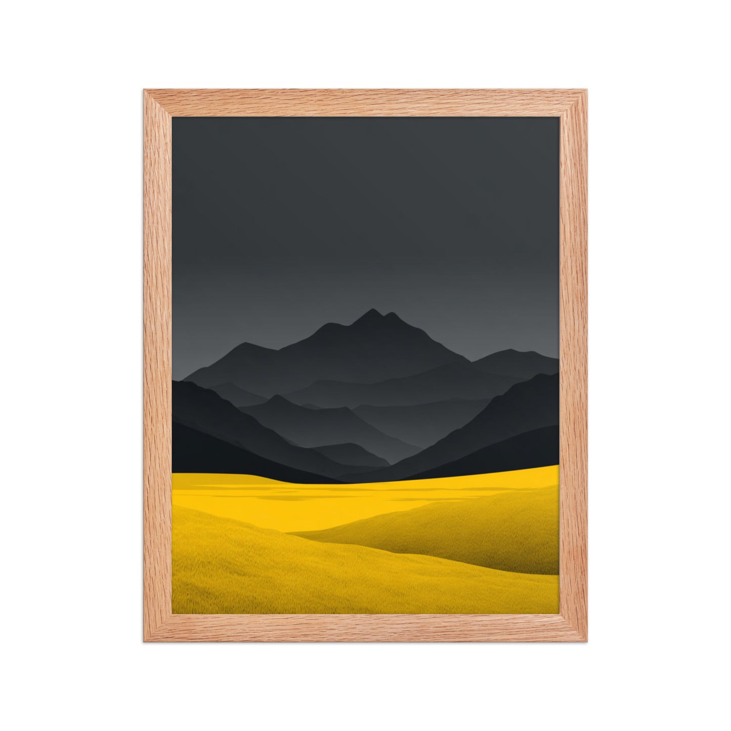 Yellow Fields Canvas Wall Art