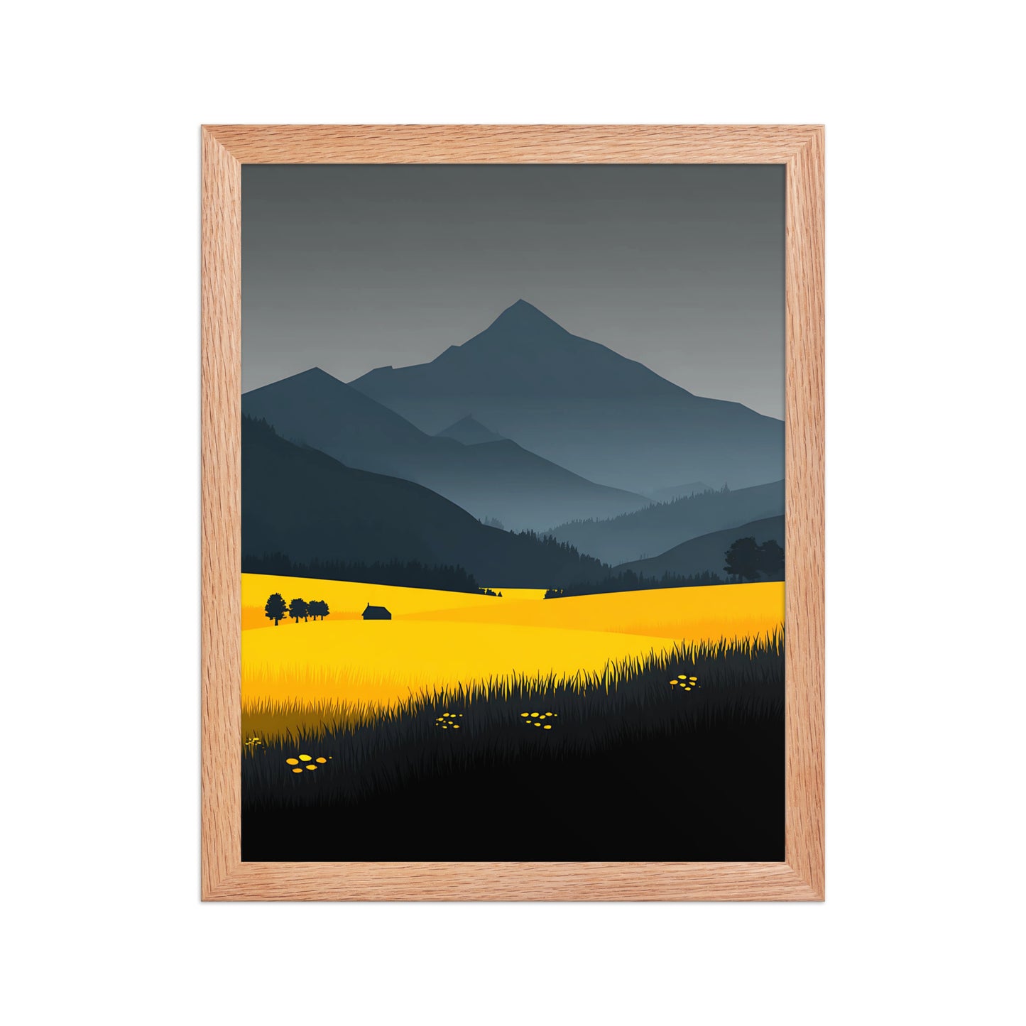 Yellow Pop Canvas Wall Art