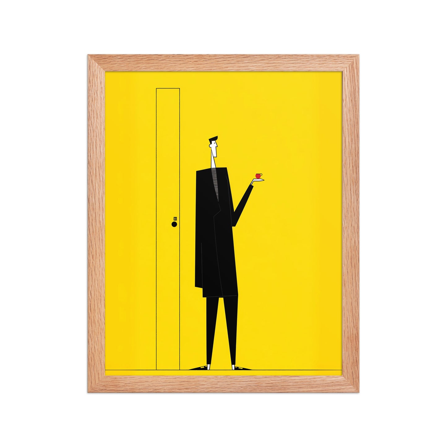 Yellow Door Canvas Wall Art