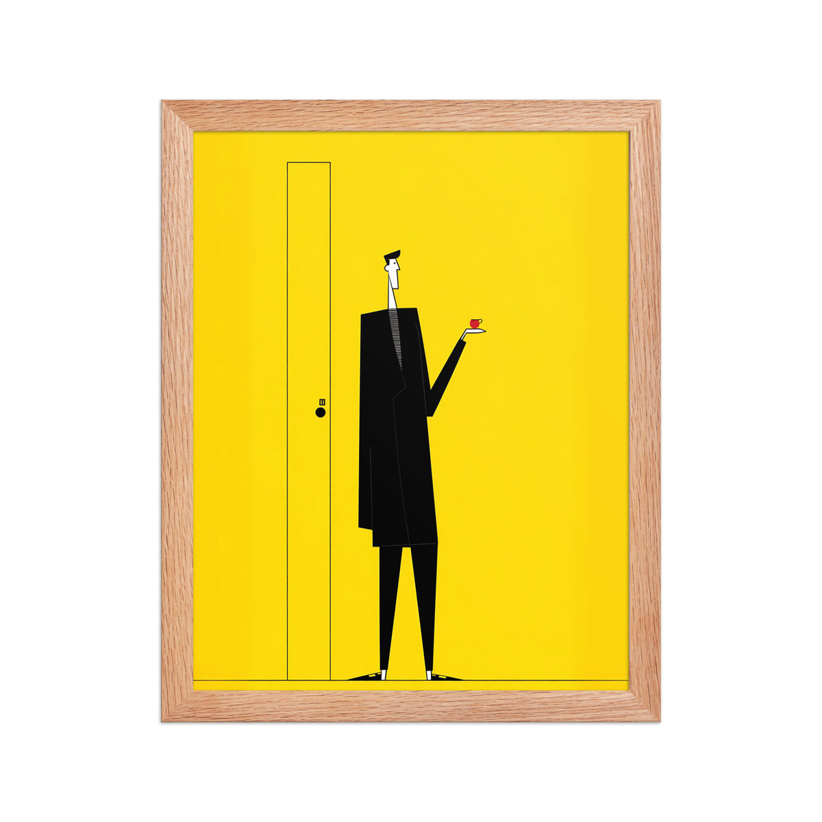 Yellow Door Canvas Wall Art