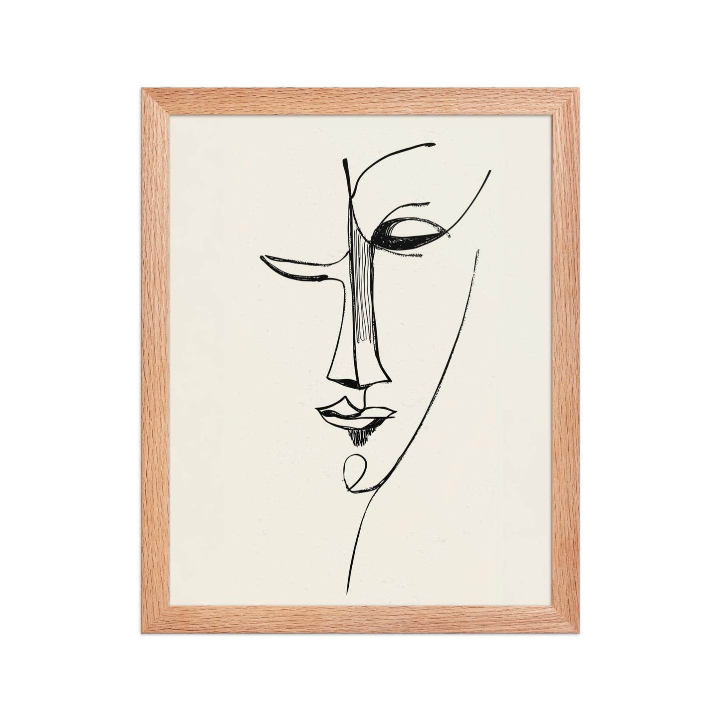 Abstract Face Canvas Wall Art
