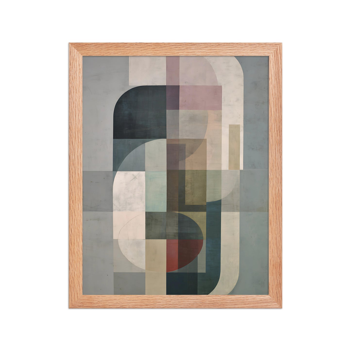 Neutral Shapes Canvas Wall Art Minimalist Decor
