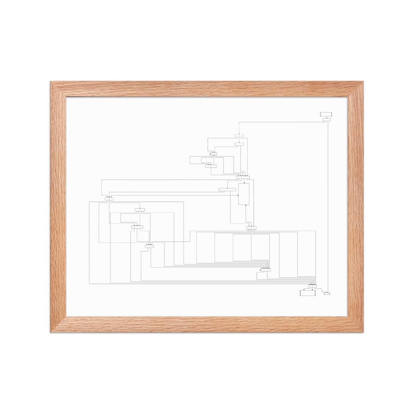 User Flow Abstract Canvas Wall Art 
