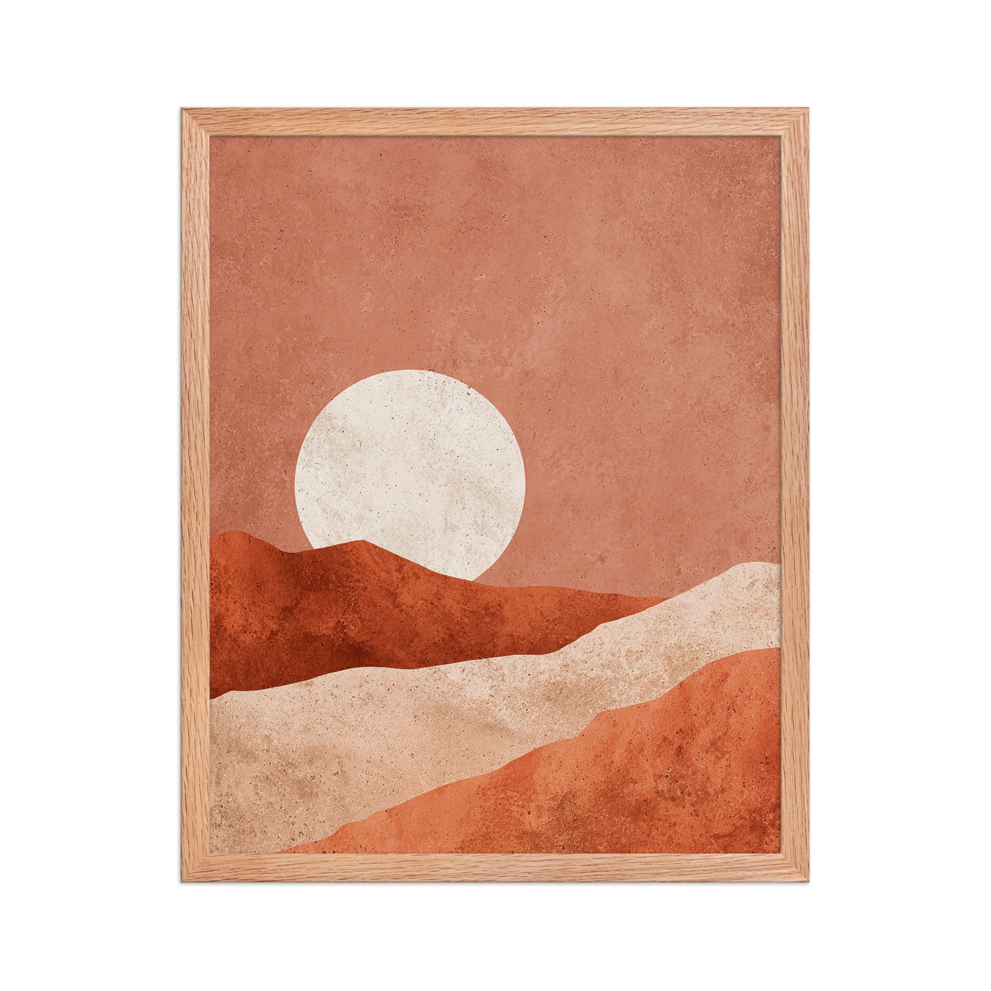 Minimal sun canvas
