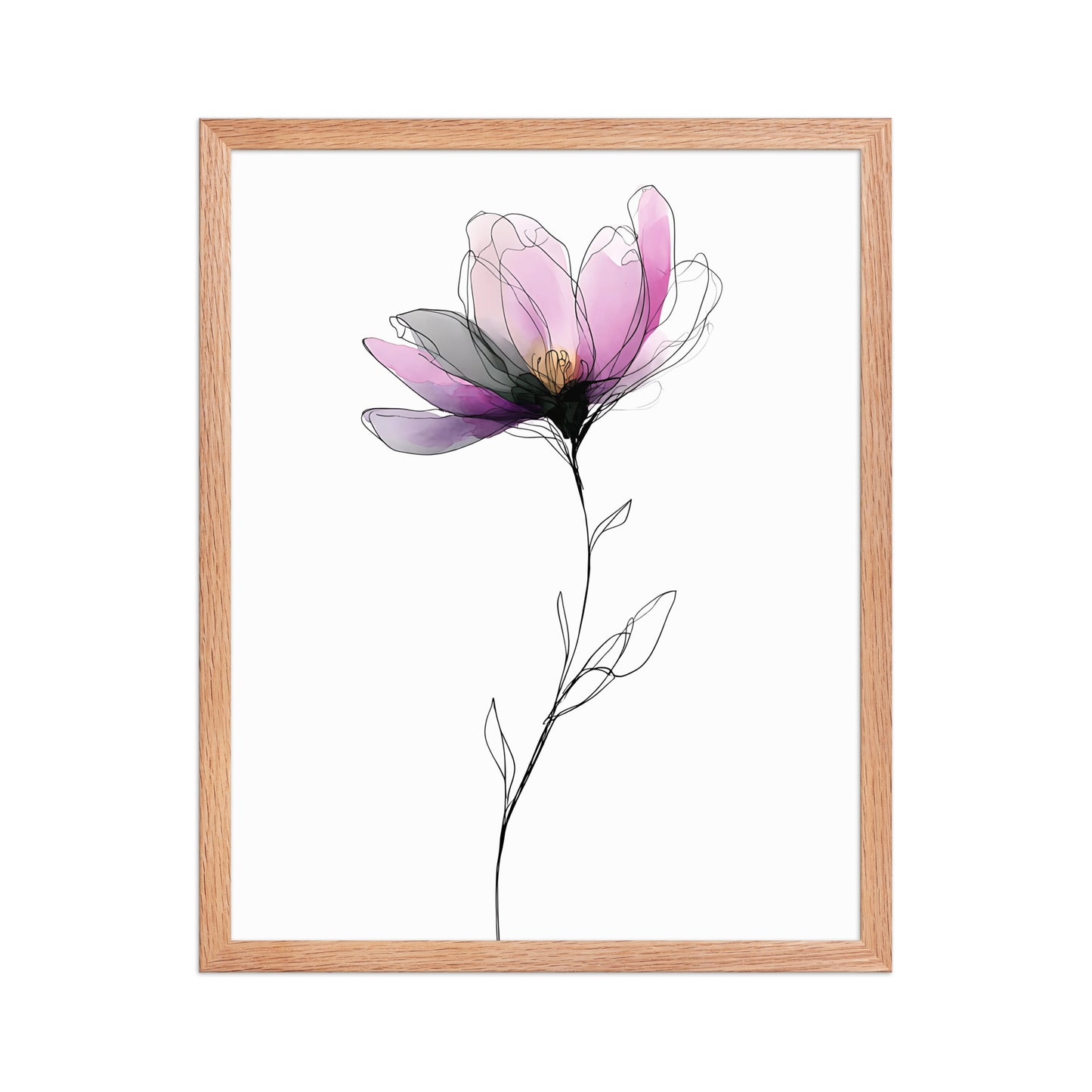 Colourful flower canvas