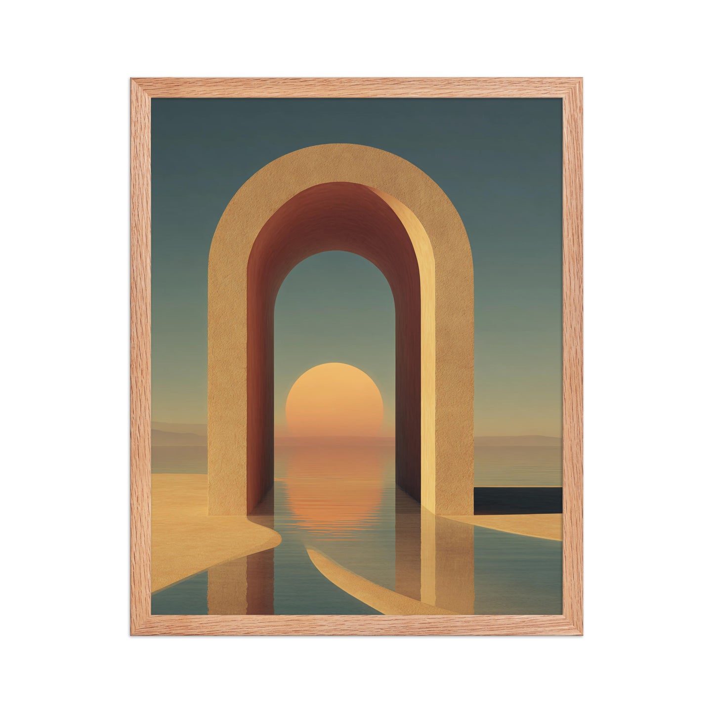 Abstract Sunset Arch