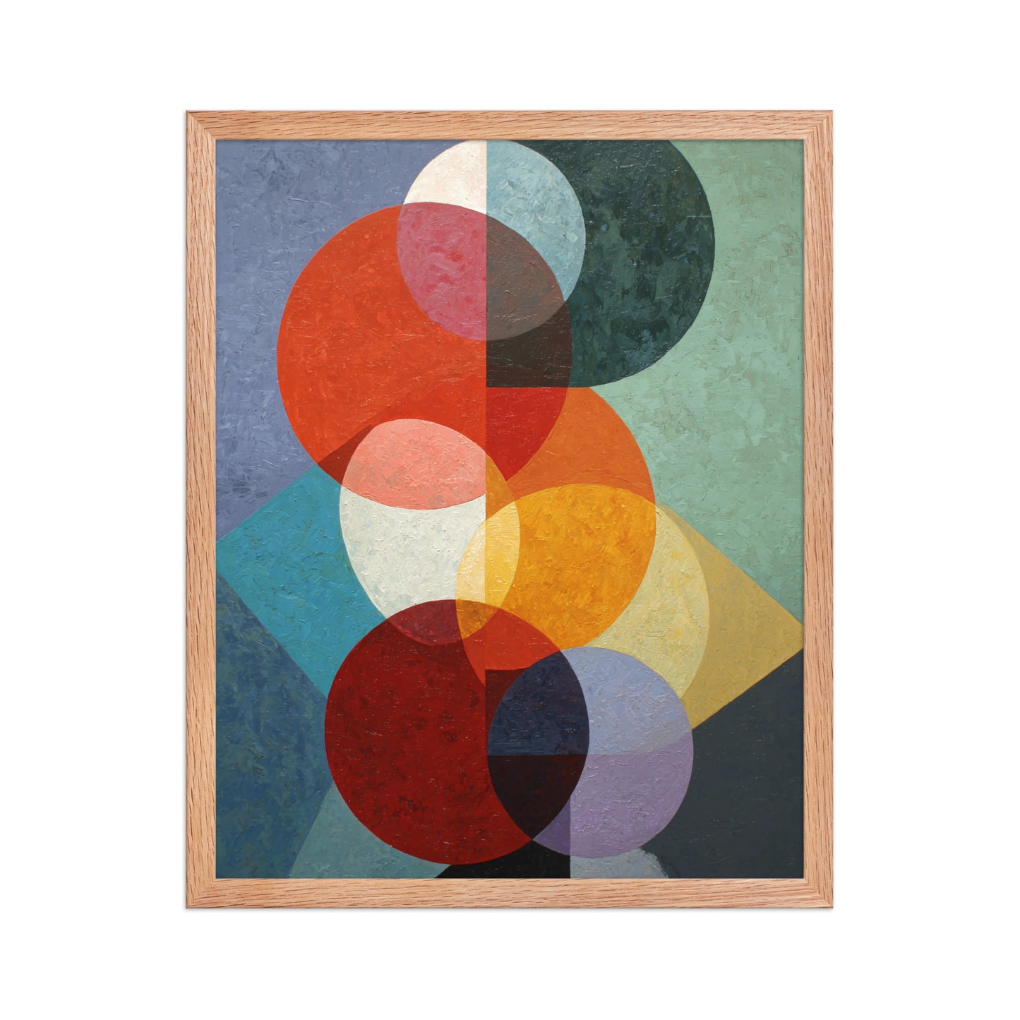 Abstract shapes canvas