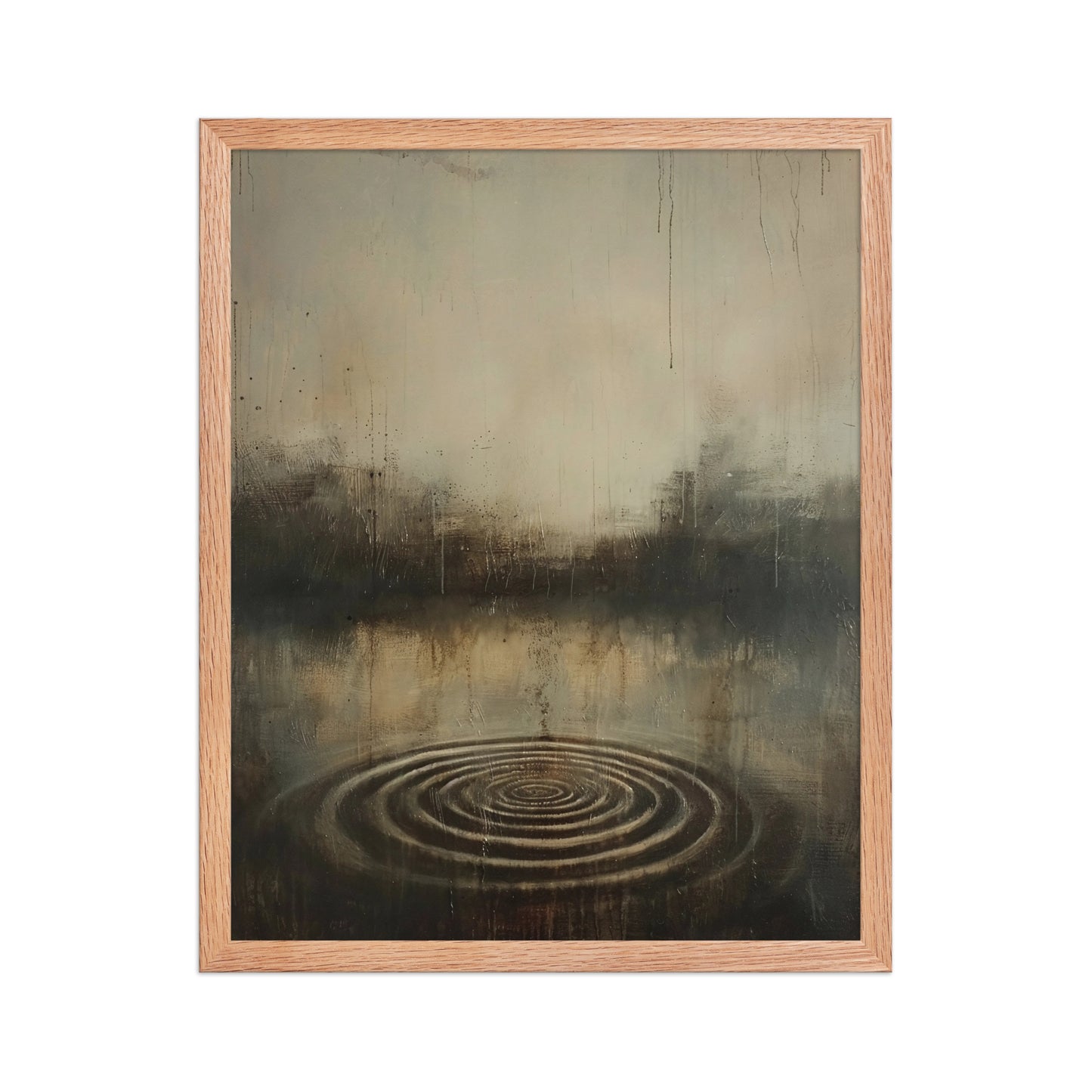 Japandi ripples canvas
