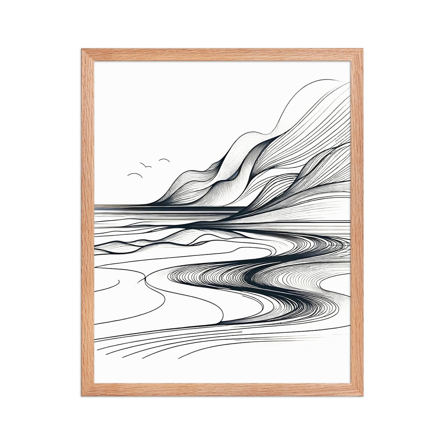 Landscape Lines Canvas Wall Art 