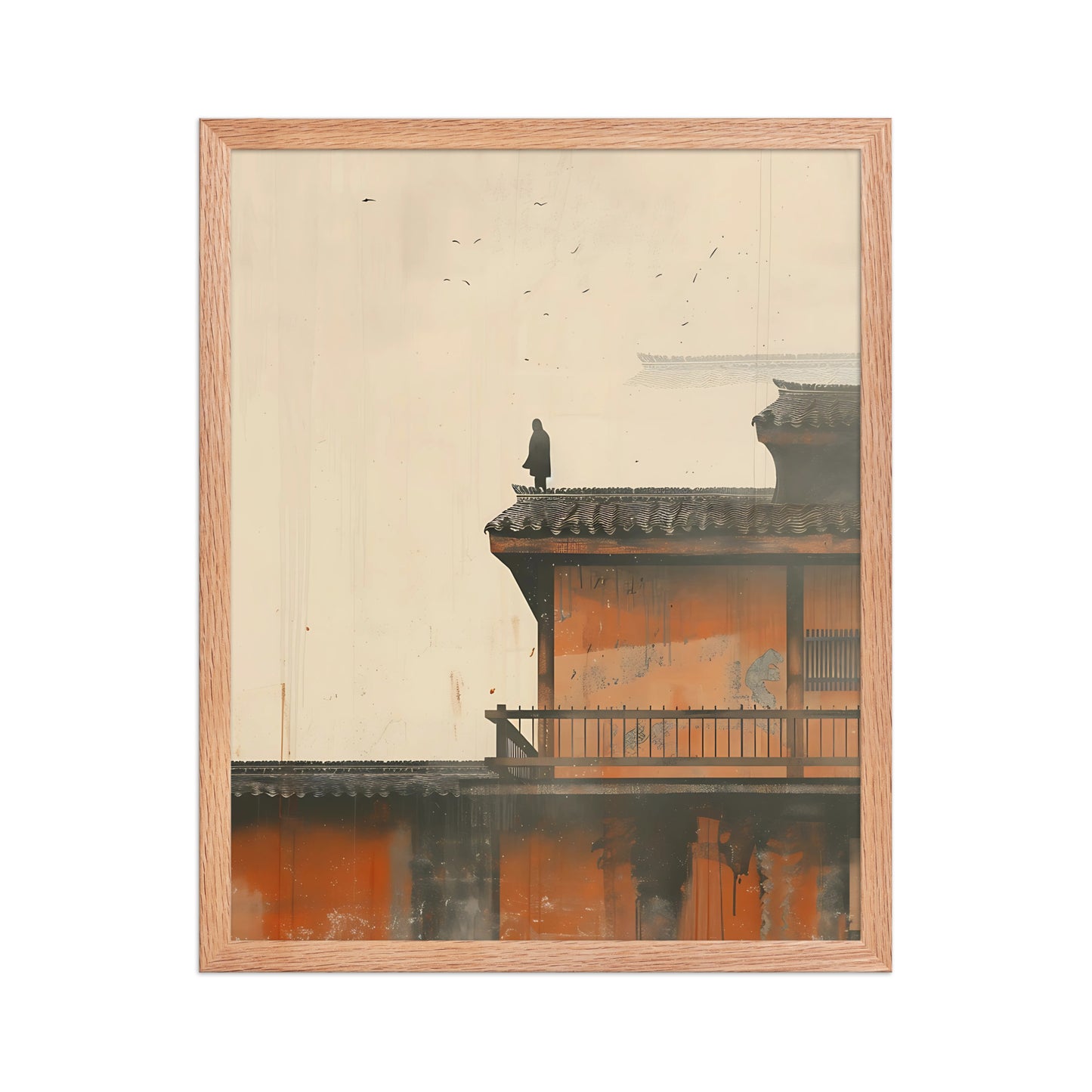 Orange walls canvas