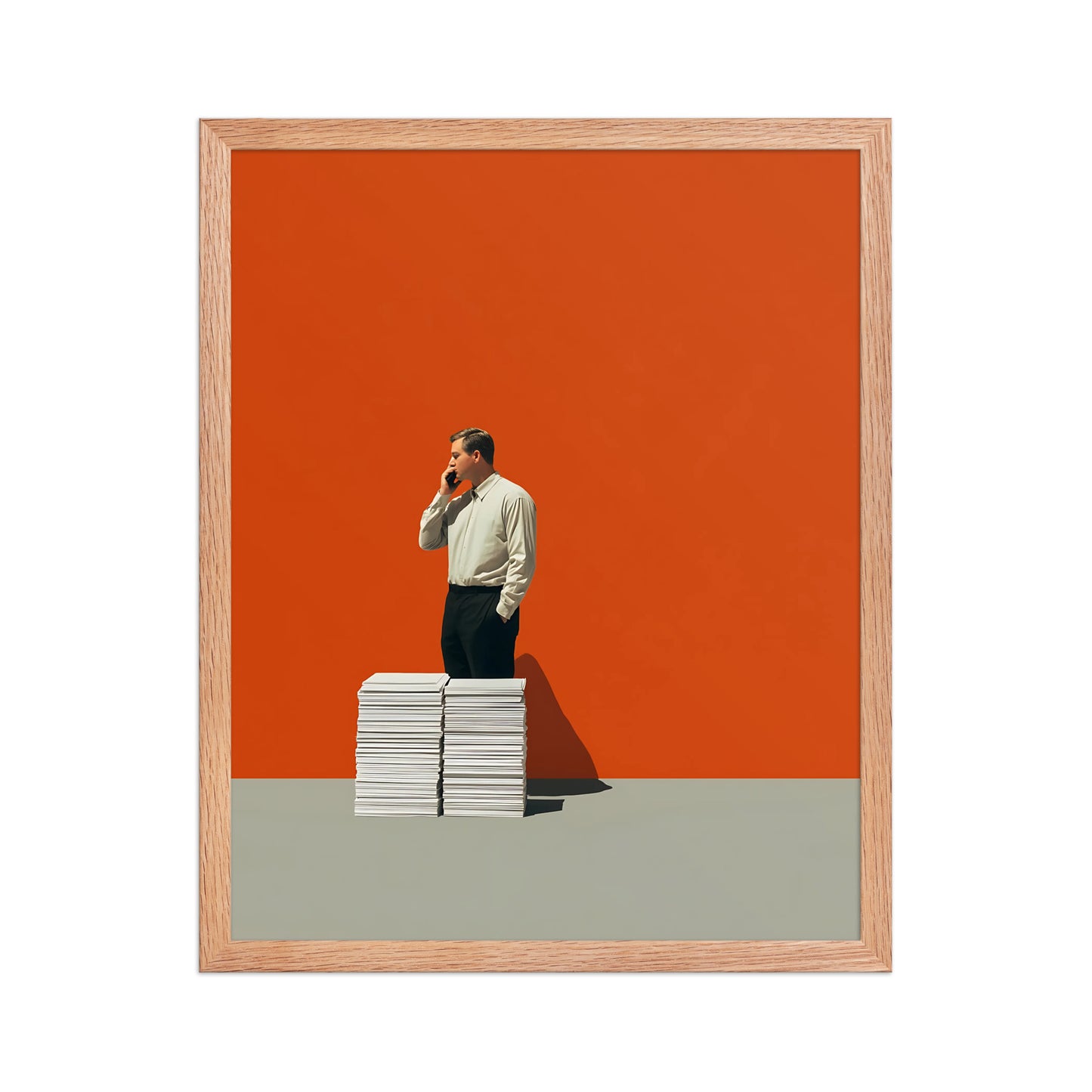 Orange Background Canvas