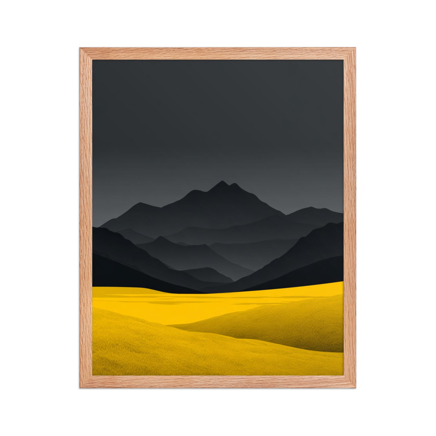 Yellow Fields Canvas Wall Art