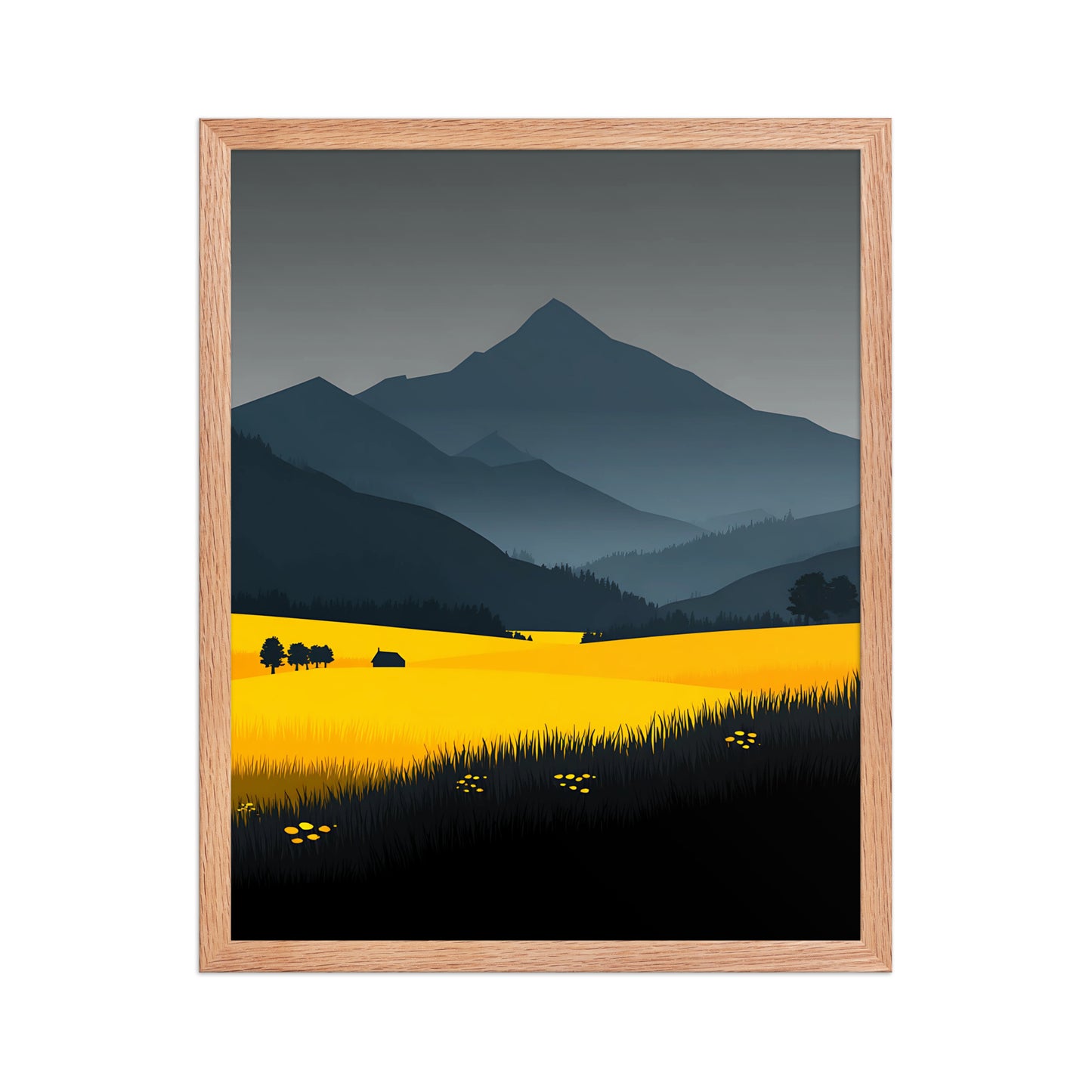 Yellow Pop Canvas Wall Art