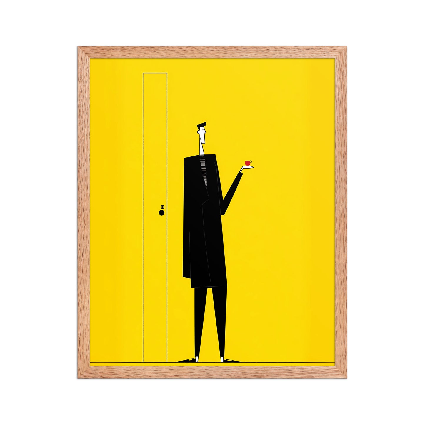 Yellow Door Canvas Wall Art